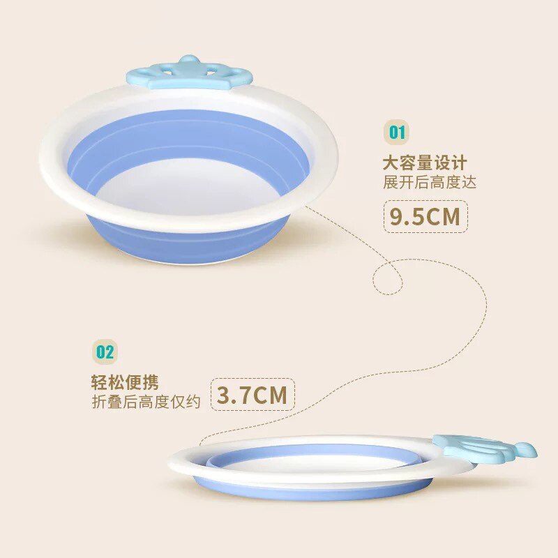 lavabo plegable para niños, para viaje al aire libre, portátil, lavabo plegable