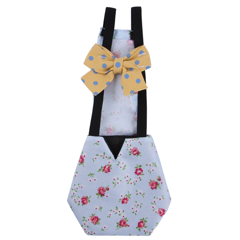 E8BD Adjustable Chicken Diaper for Pet Duck Goose Pigeon Washable Poultry Nappies Hens Clothes with Pretty Bow Reusable