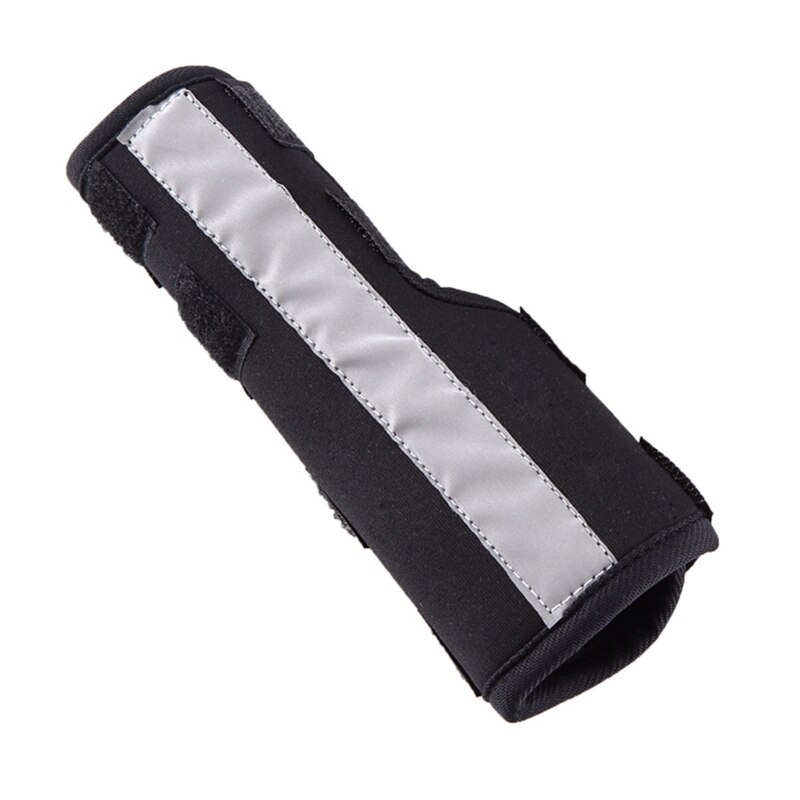 Labra Extra Supportive Dog Canine Rear Leg Hock Joint Wrap Protects Wounds As They Heal Compression Brace Heals Prevents Injury: Black / M