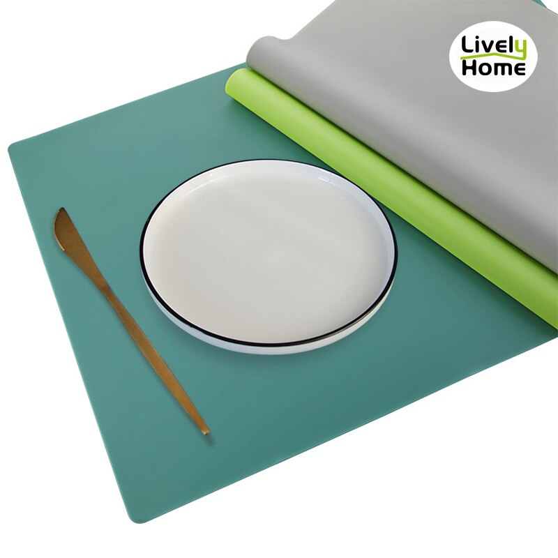 Mantel Individual de silicona para mesa de cocina, tapete Protector para mesa de comedor, 60x40