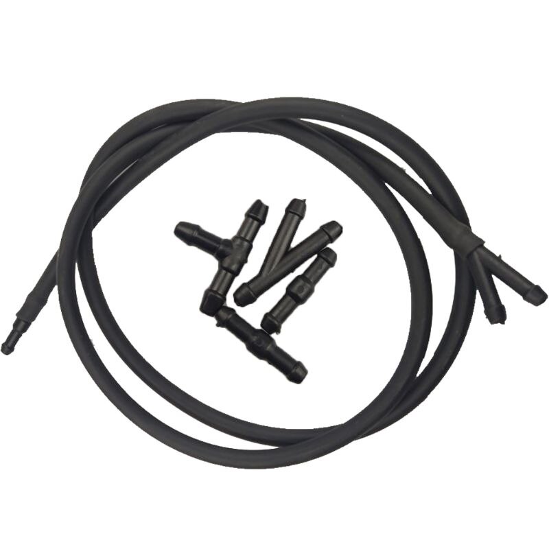 Connecteurs de tuyau d&#39;eau, buse de lave-glace de voiture, 5 pièces/ensemble universels E7CA: Black