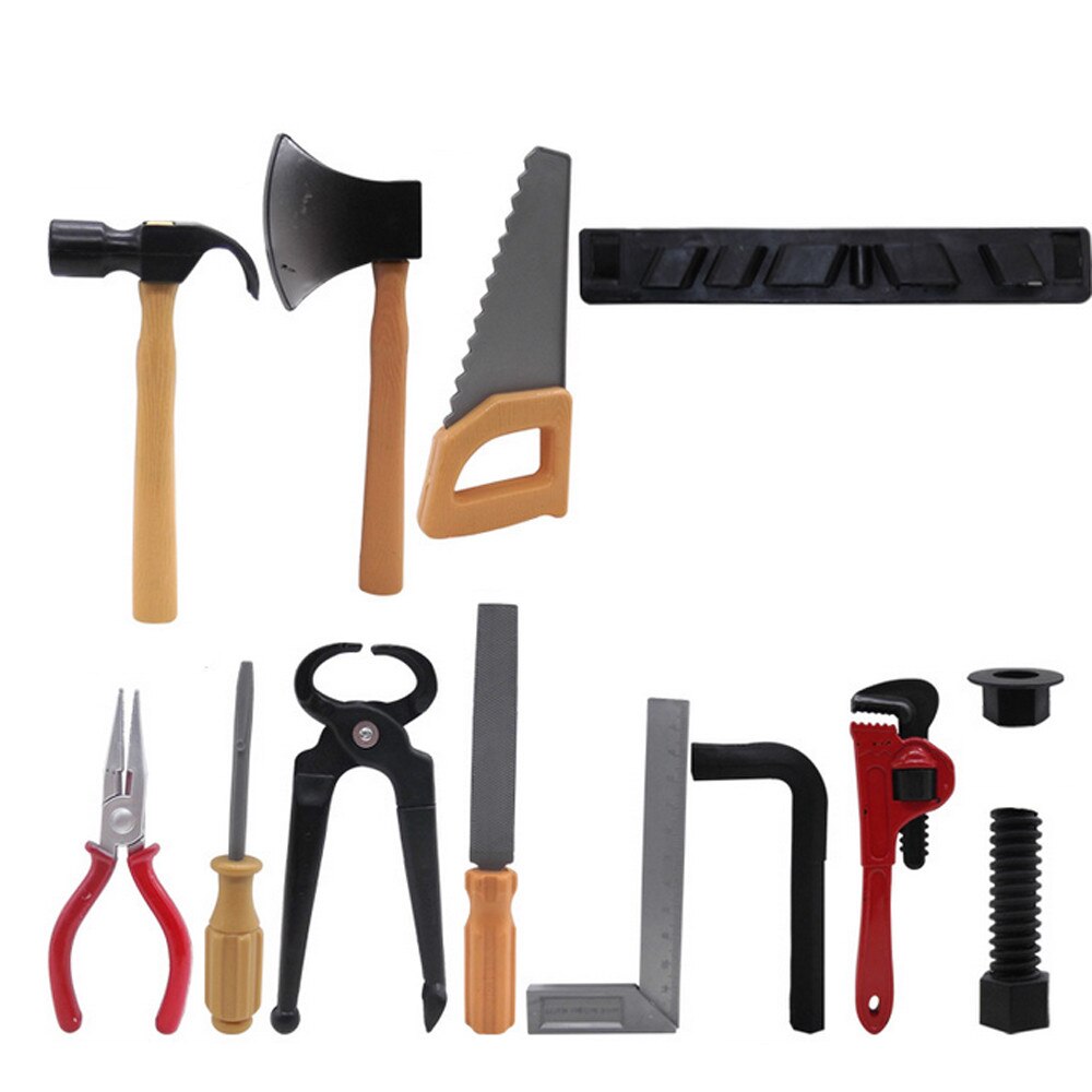 Neue Kunststoff Gebäude Tool Kits Set Kinder Diy Bau Pädagogisches Spielzeug Babys DIY Simulation Gebäude Werkzeug Spielzeug FH5