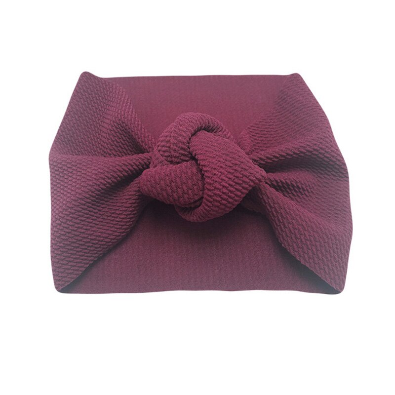 Baby Hoofdband Voor Meisjes Baby Baby Meisje Hoofdband Verjaardagsfeestje Baby Tulband Accessoires Peuter Hoofddeksels 20 Kleuren: Wine red B