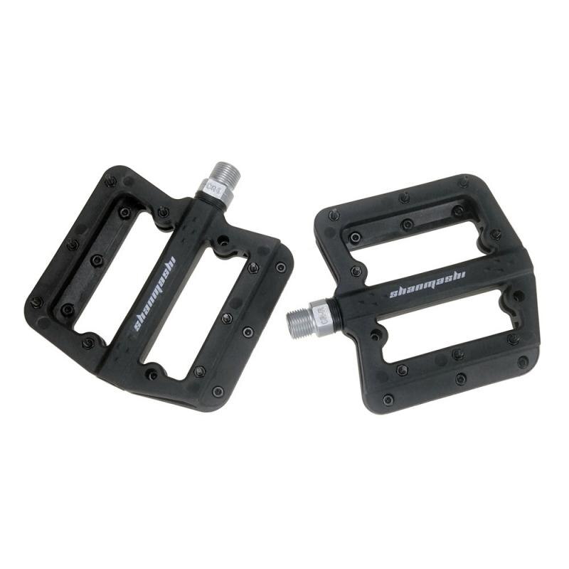 SHANMASHI DIVER Mountain Bike Pedals MTB Pedals BMX Bicycle Flat Pedals Nylon Multi-Colors Cycling Pedal Ultralight Parts