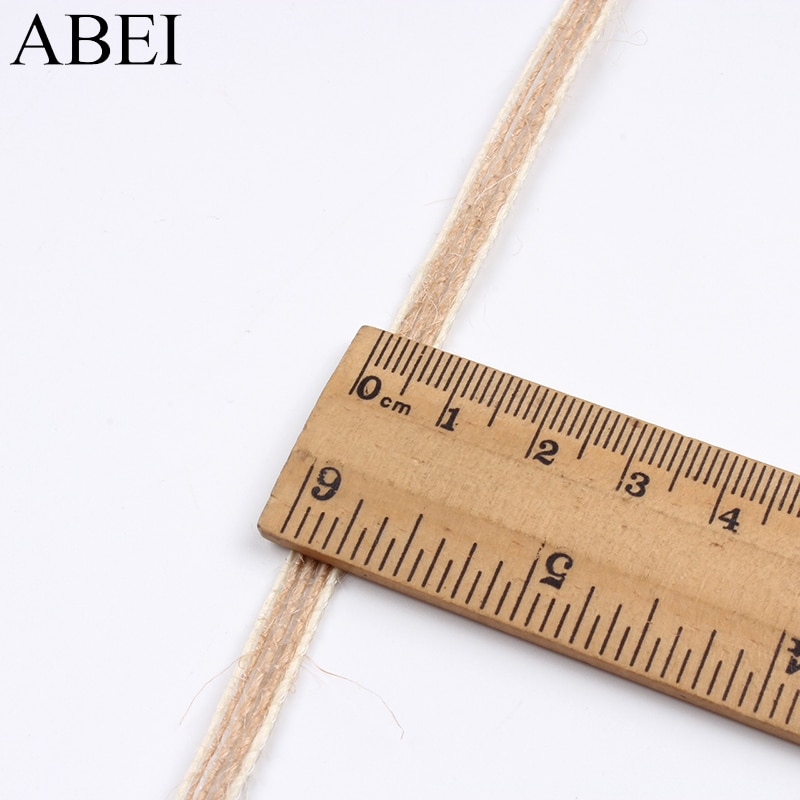 5mm 10 yards säckväv band jute spetsband gör det själv bröllop hantverk handgjorda sladdar tillbehör