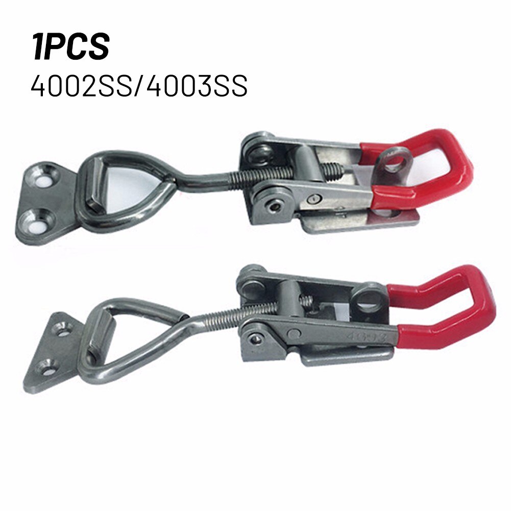 1PC Toggle Catch Latch Adjustable Cabinet Boxes Case Catch Metal Toggle Clamp Clamps Hand Heavy Duty Tooling Accessory