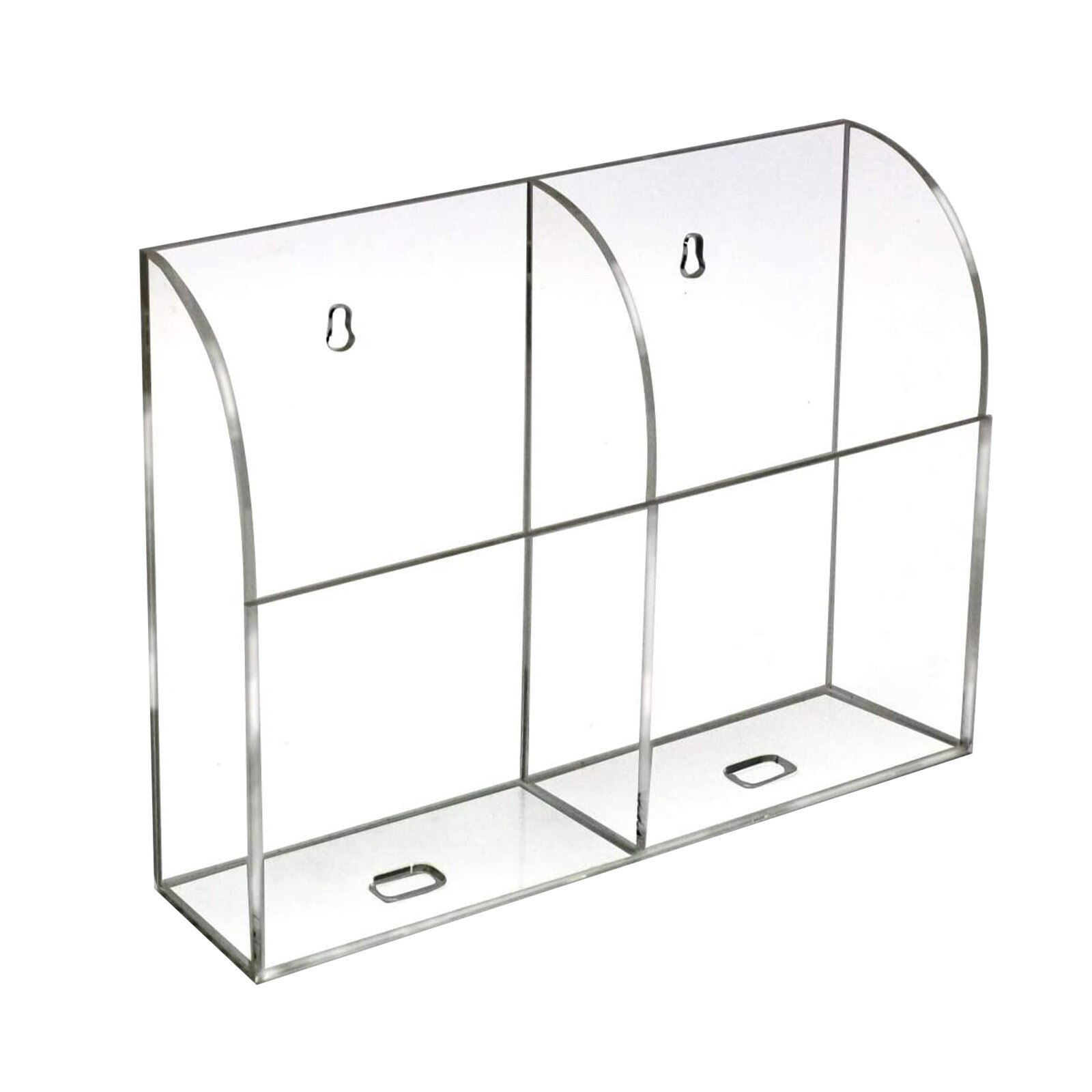 4 Case Storage Box Acrylic Wall Mount TV Air Conditioner Remote Control Holder Storage of household products clear nice: M