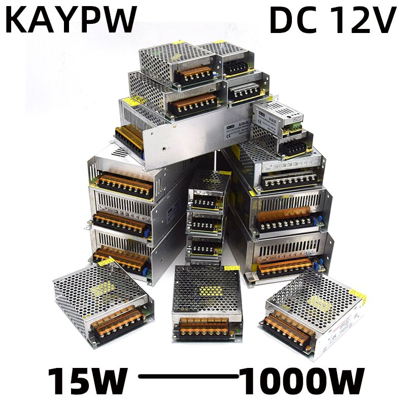 Valaistusmuuntaja  ac110v-220v virtalähde 2a 3a  dc 12v 5a 10a 20a 30a 40a 50a 60a 80a valopalkki kytkin ajurin virta