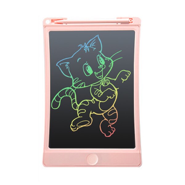 8.5 inch Smart Drawing Board Drawing Tablet LCD Screen Writing Tablet Digital Graphic Tablets Electronic Writing Pad with Pen: Color Pink