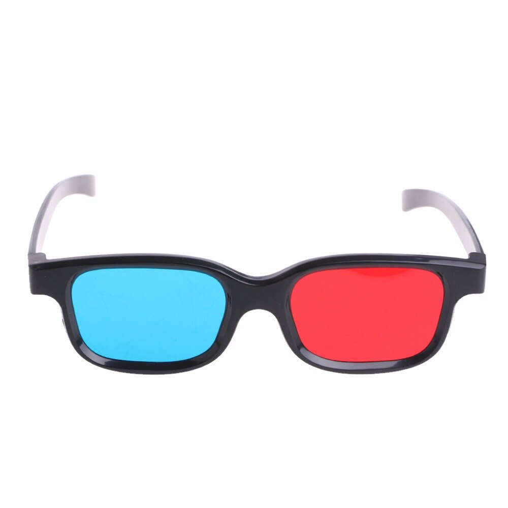 Réel TV universel rouge et bleu lentille anaglyphe 3D Vision lunettes pour film jeu DVD vidéo TV cinéma réalité virtuelle 3D lunettes