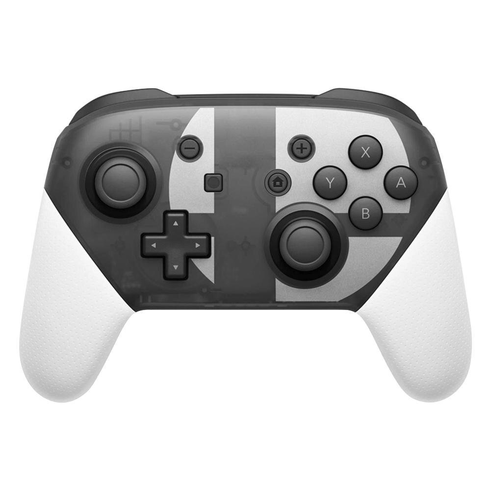Draadloze Bluetooth Pro Gamepad Voor N-Schakelaar Ns-Switch Console Draadloze Gamepad Video Game Usb Joystick Schakelaar Pro controller: black and white
