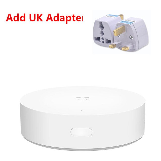 Xiaomi mijia multi-mode smart gateway 3 stemme fjernbetjening med zigbee 3.0 wifi bluetooth mesh til smart home: Tilføj uk plug