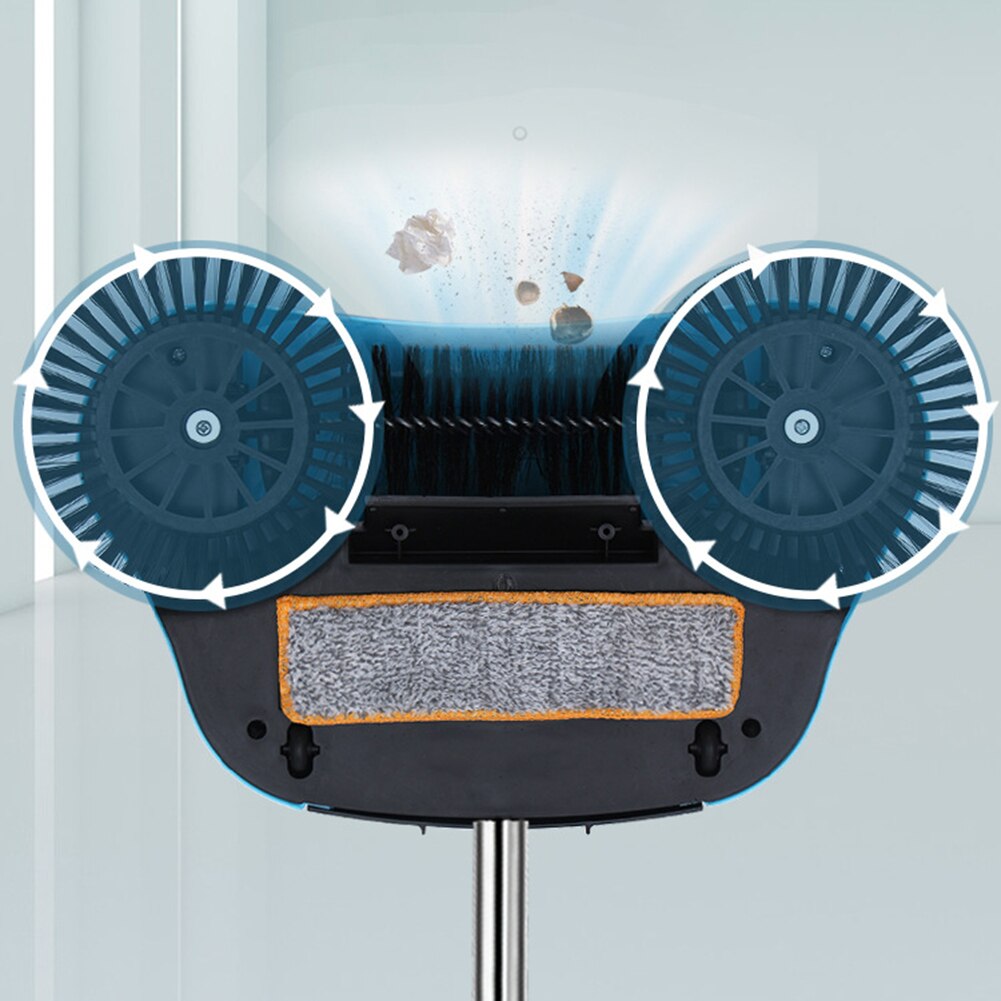 Pelle à poussière magique de balai d'acier inoxydable de balayeuse de poussée de main de Type de poussée pour des éléments de nettoyage facilement portatifs