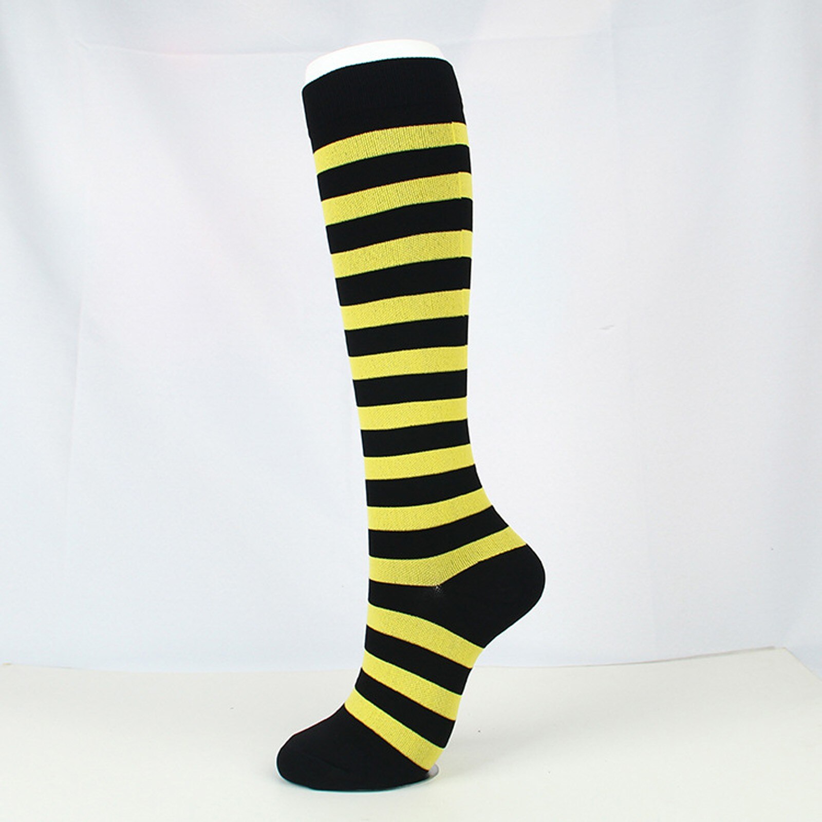 Druck Strümpfe Unisex Frauen Männer Sport Compression Socken Streifen Camouflage Druck Sport Socken