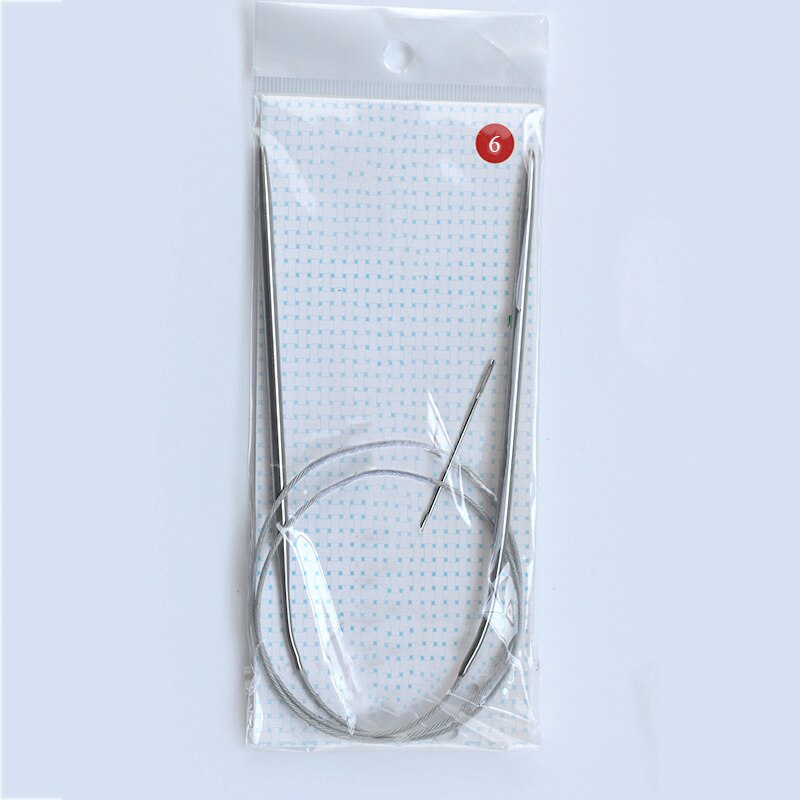 80CM Stainless Steel Circular Knitting Sewing Needle Crochet Needles DIY Handmade Sewing Needles Sew Accessories Craft Tools: 6