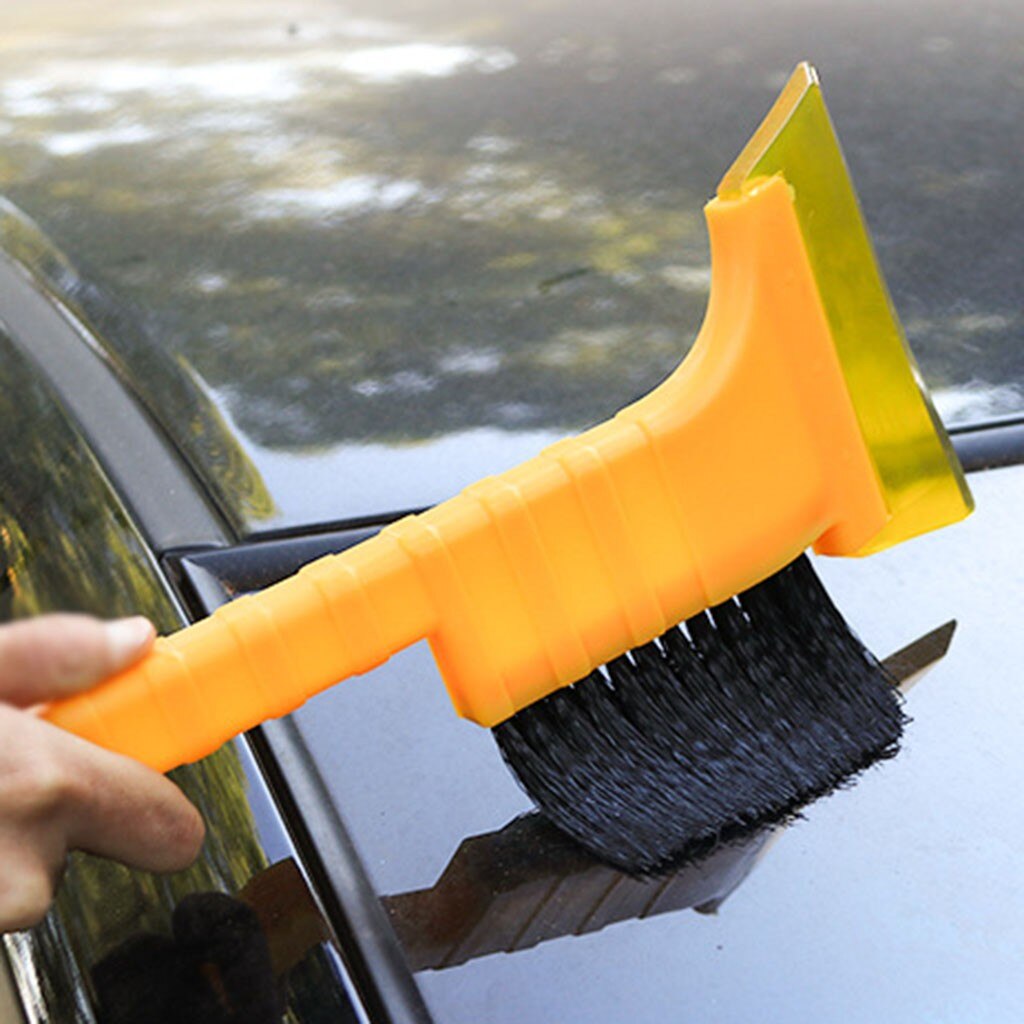 2in1 Winter Auto Ijskrabber Sneeuw Borstel Intrekbare Venster Schop Removal Brush