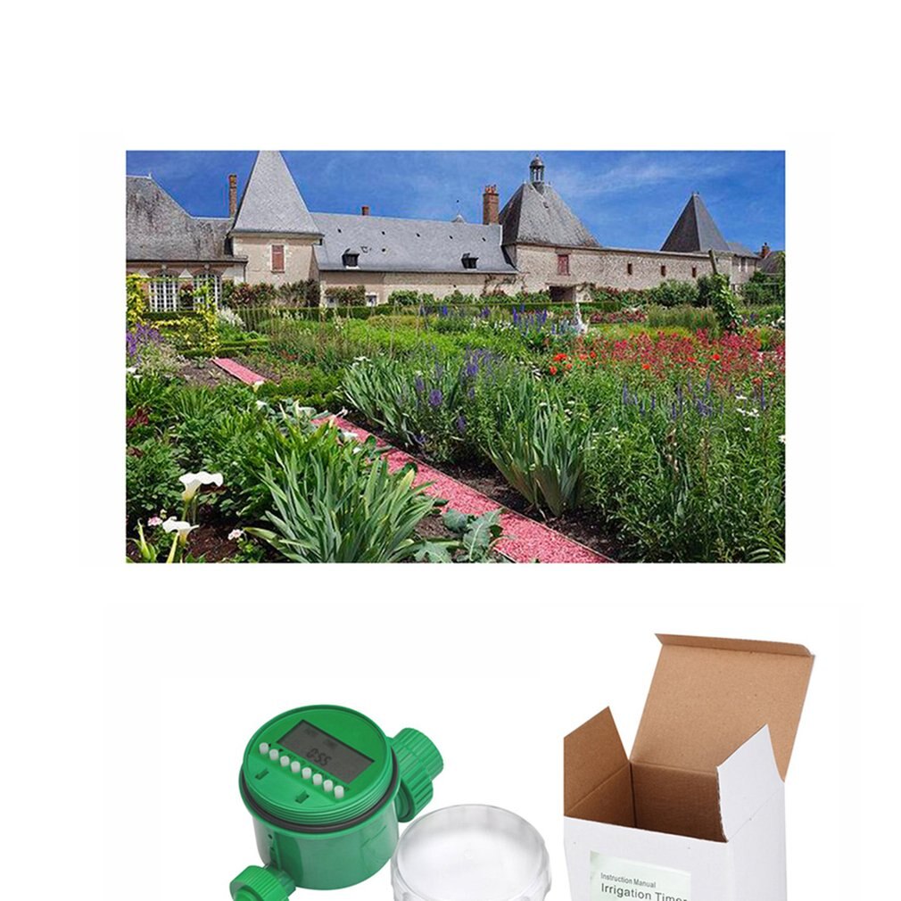 LCD Display Automatic Intelligent Electronic Water Timer Rubber gasket Solenoid Valve Irrigation Sprinkler Controller