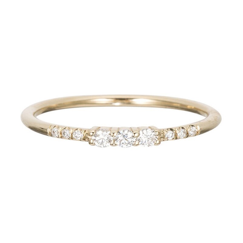 14K Gold Zirkon Diamant Edelstein Ring für Frauen Anillos De Anel Bizuteria 14K Diamant Engagement Ring Band Diamant schmuck