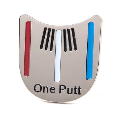 Eine putten Golf Putten Ausrichtung Mit Dem Ziel Werkzeug Ball Marker mit Magnet Hütte Clip