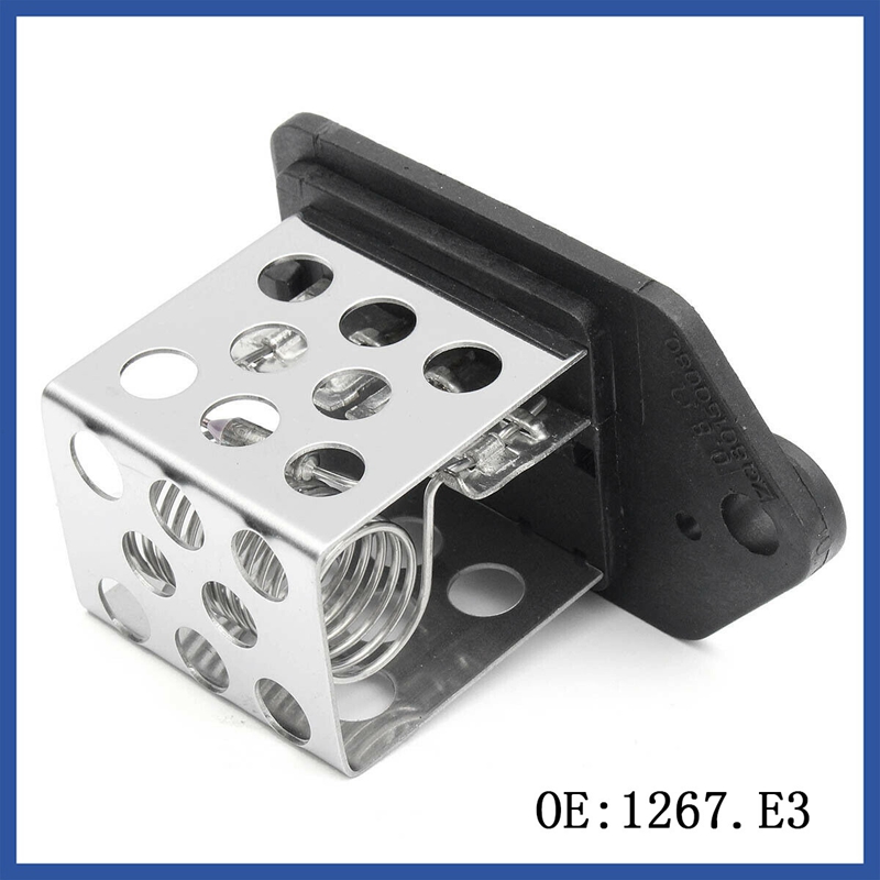 Car Radiator Fan Heater Resistor 9641212480 1267E3 for Citroen Peugeot 206 406 Car Accessories