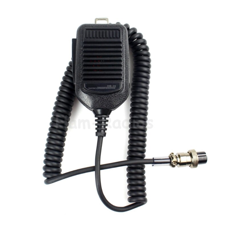 Walkie Talkie 8Stift Hand Mic Mikrofon für ICOM HM36 HM-36 IC-718 IC-775 IC-7200 IC-7600 zwei weg Radio Lautsprecher Mic