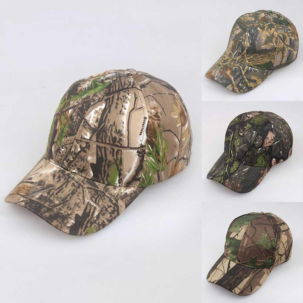 Stijl Jungle Camouflage Mannen Baseball Cap Stereo Blad Bionica Camouflage Stiksels Pet Bos Vermomming Cap
