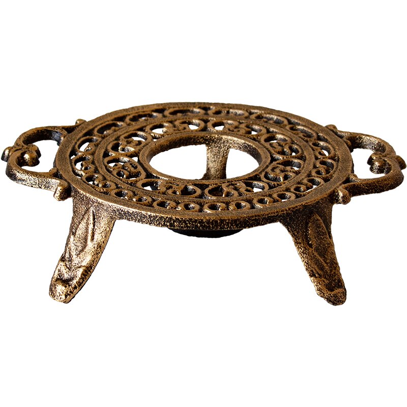 Vintage Japanese Cast Iron Candle Warm Tea Stove Coffee Milk Wine Heating Warmer Base Teapot Trivets Candle Holder