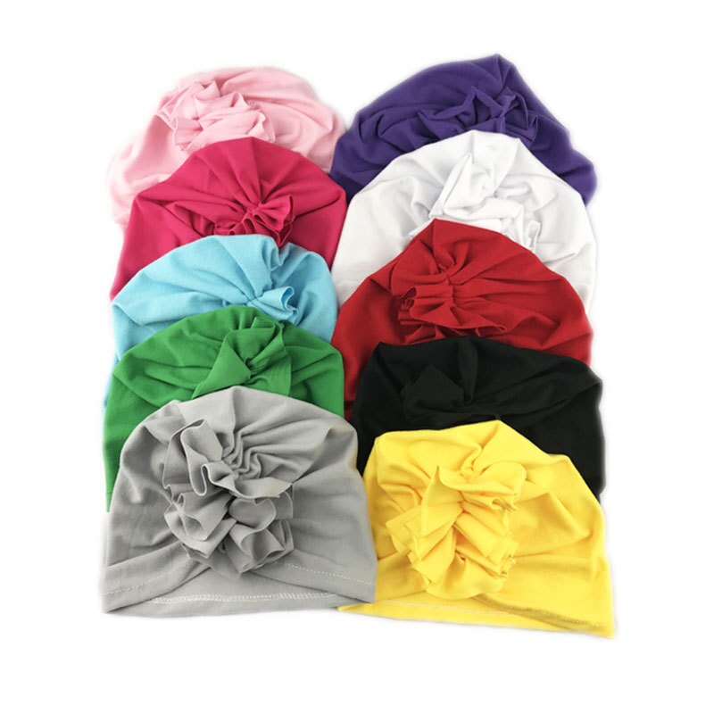 Nydelig baby jente pannebånd turban blomst nyfødt baby pannebånd elastisk låve smålåve hårbånd hårbånd baby hår tilbehør