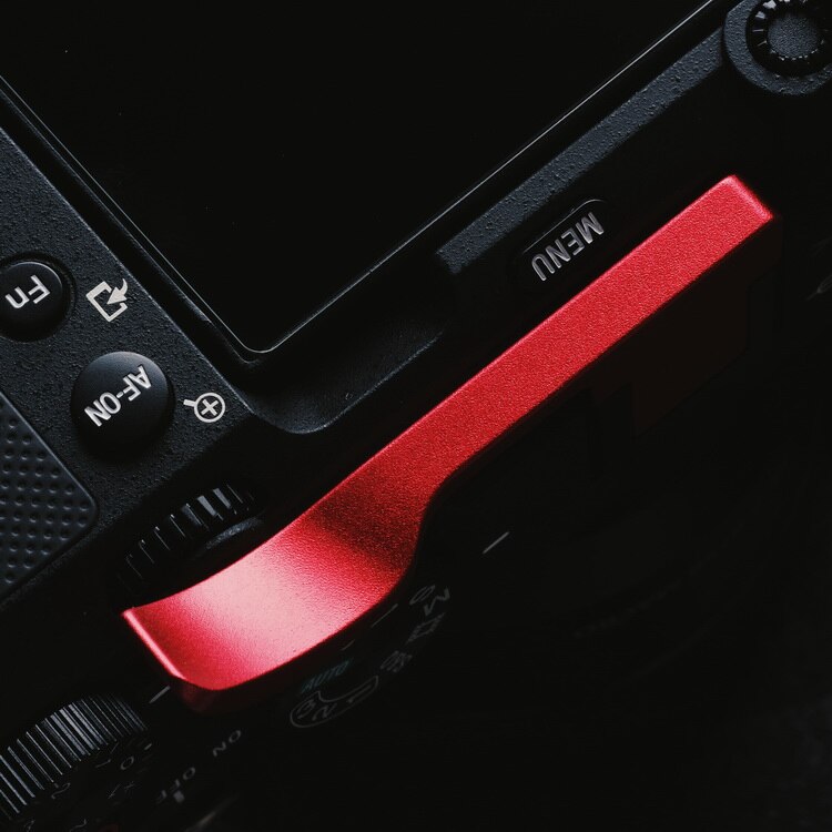 Für Sony A7C Metall Daumen Rest Finger Daumen hoch Griff Heißer Schuh Abdeckung