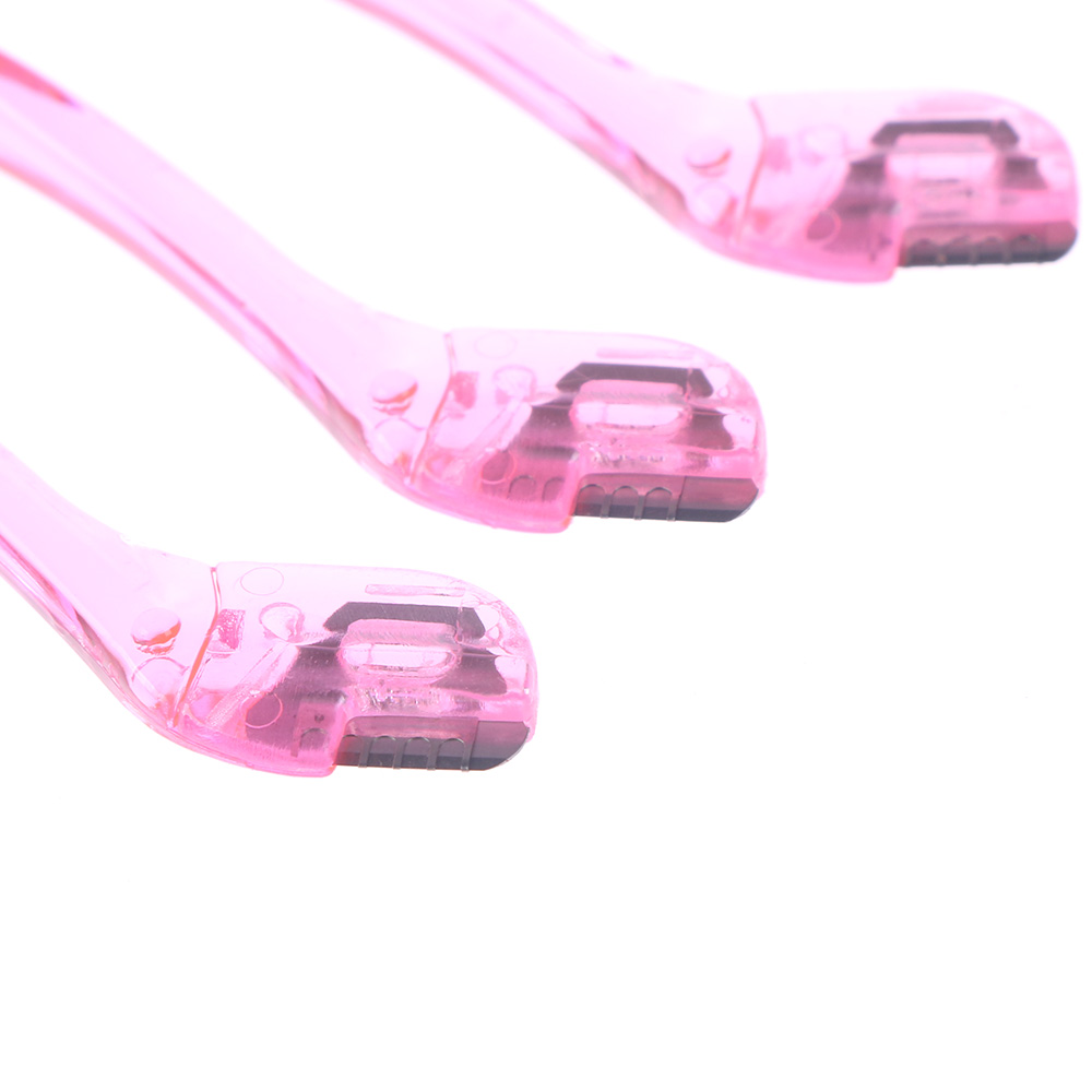 3 Pcs Portable Makeup Eye Brow Razor Blade Eyebrow Trimmer Shaper Shaver Face Hair Remover Set Cosmetics Women