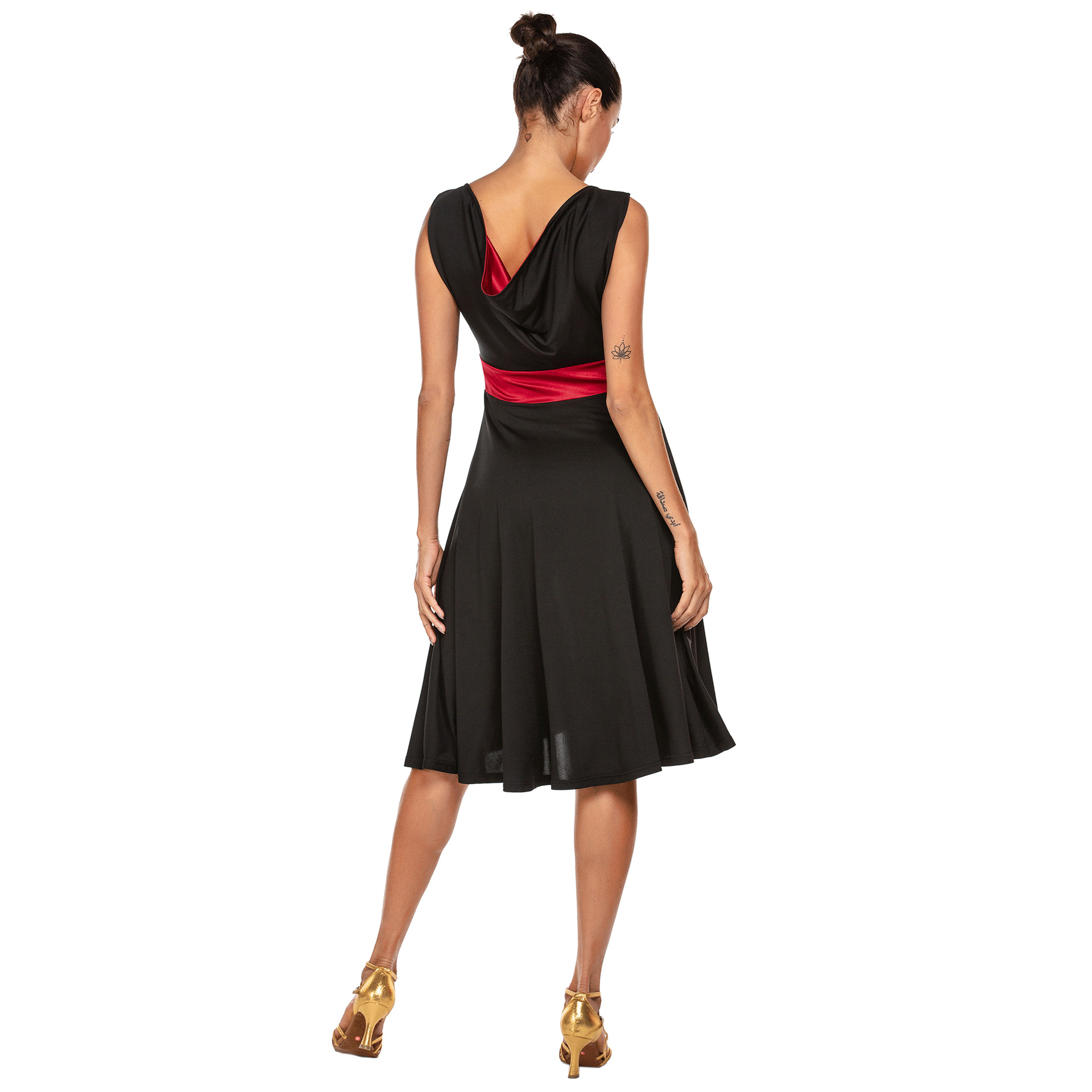 Kvinde latin dans kjole voksen dans kostume xs-xl pris