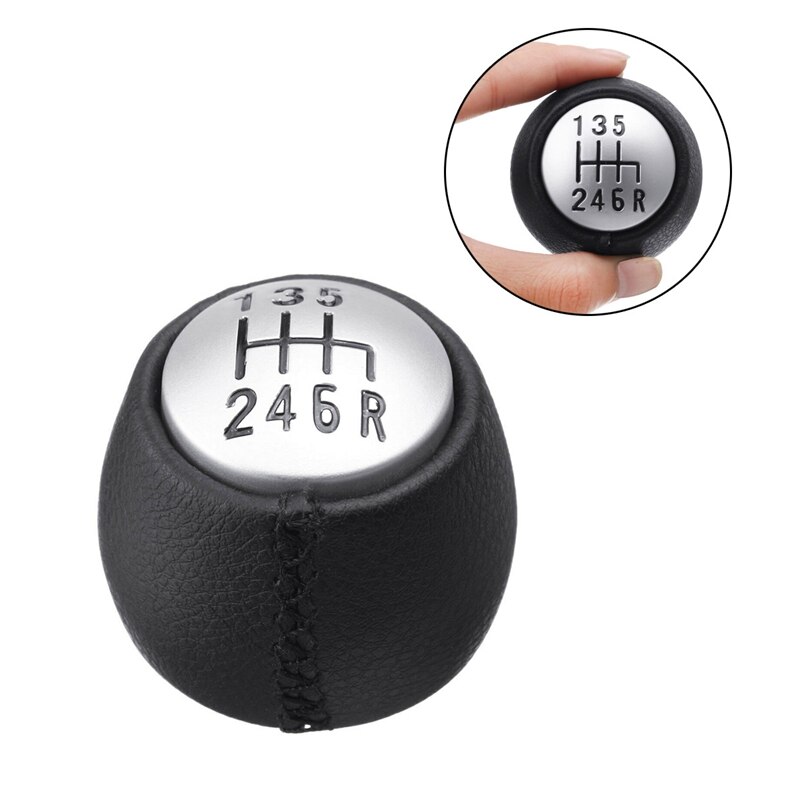 6 velocidades pomo de cambio Manual balonmano para Alfa Romeo GT 147 166 cuero PU