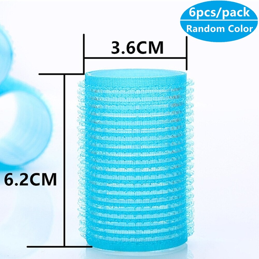 Hiusrullat itsepito hiuskihartimet laiska kiharrin silkkikiharrin nauha hiusrulla lämpötön kiharrin pääpanta hiusten muotoilutyökalut: 3.6cm x 6 kpl