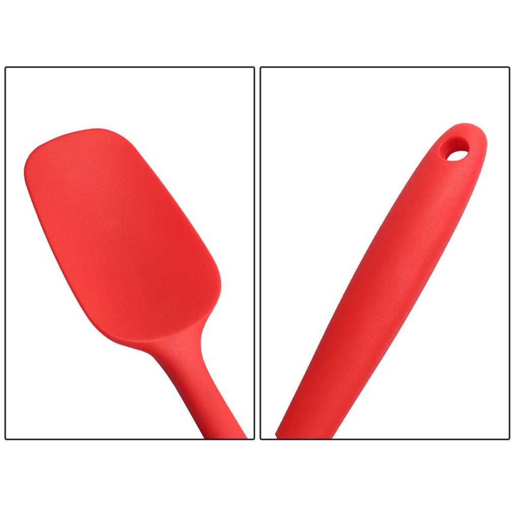 6 Pcs Silicone Pastry Spatula Set Non-Stick Rubber Spatula Heat-Resistant Spatula Kitchen Utensils Kit for Baking