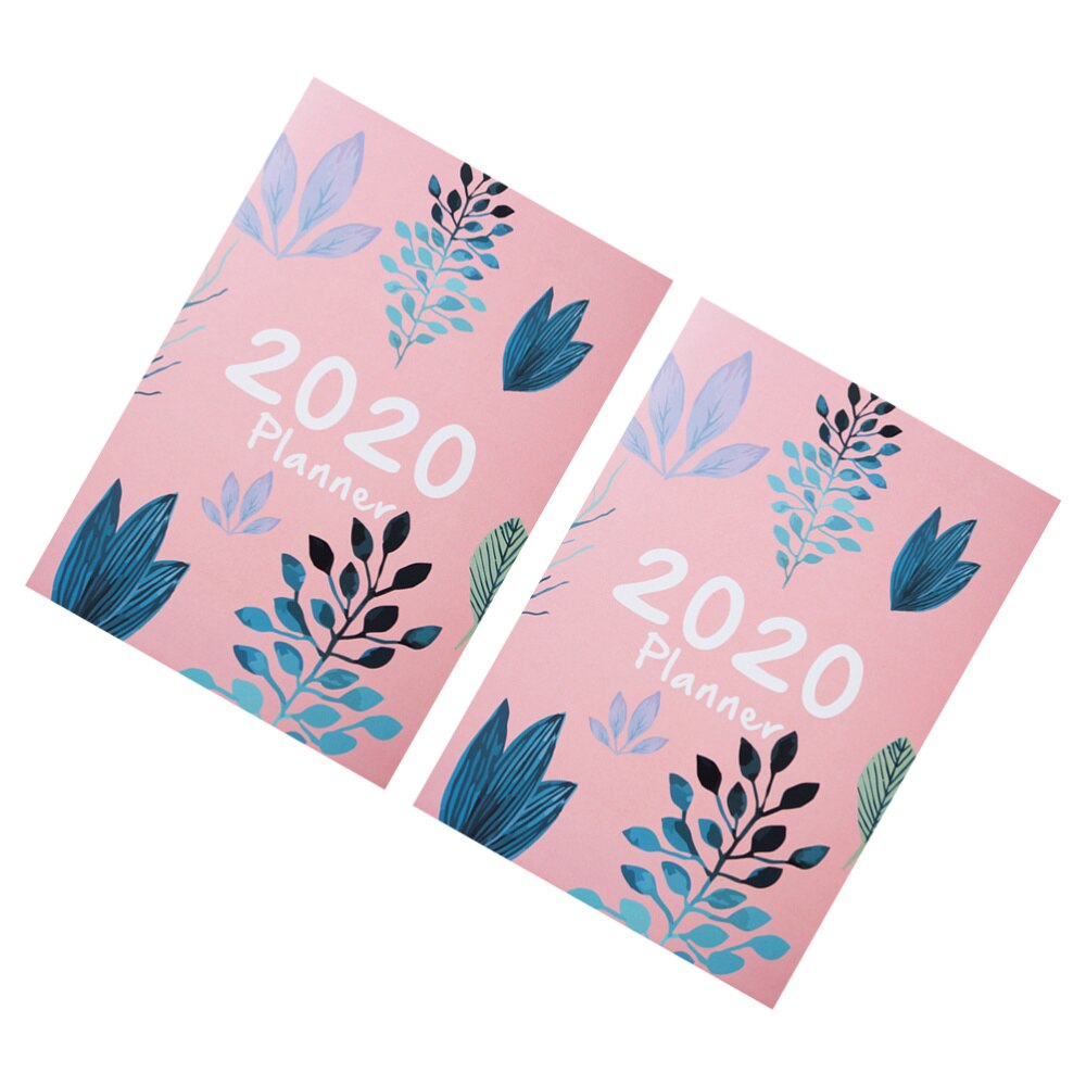 1Pc A4 Planner Efficiency Agenda Schedule Notebooks Diary Stationery for Home School Office): As Shown 3