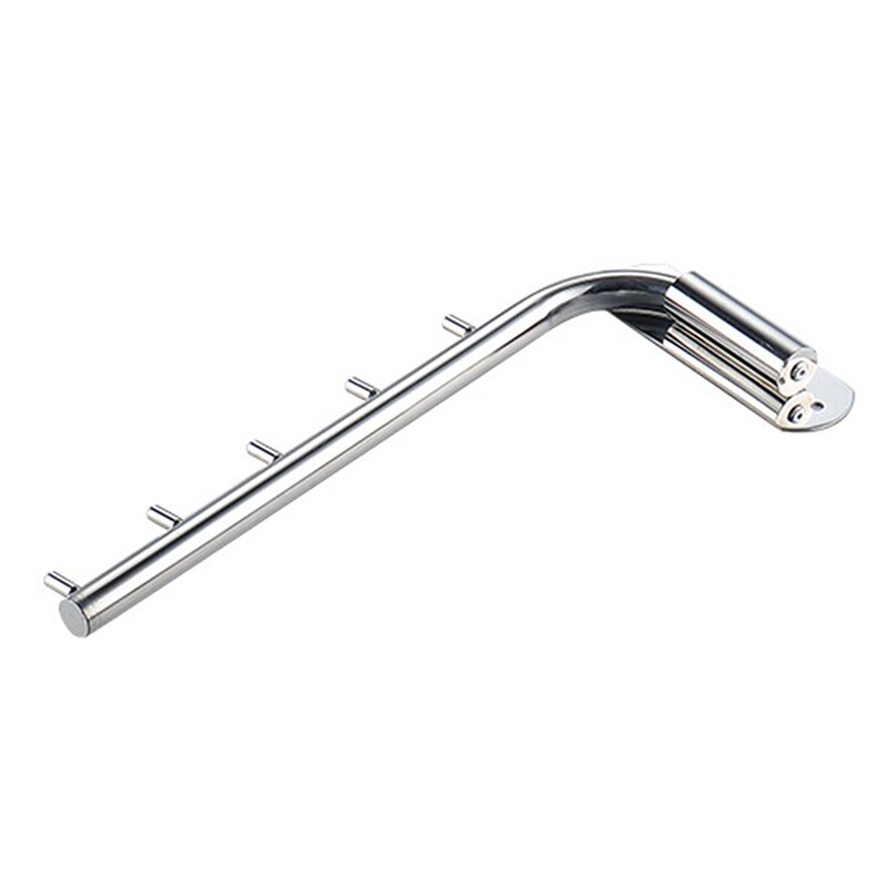 Closet Organizer Wall Mounted Kledingrek Ruimtebesparend Corrosiebestendig Kleerhanger Thuis Badkamer Swing Arm Rvs