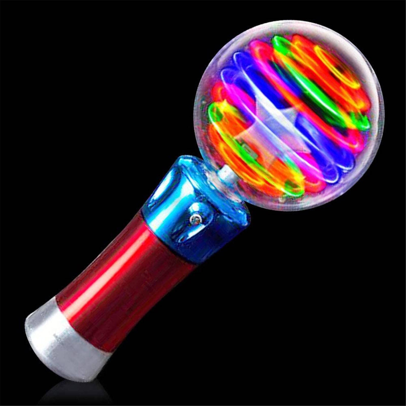 Kinderen Lichtgevende Magische Bal Speelgoed Interactieve Vingertop Magische Stok Led Flash-Roterende Lichtshow Speelgoed Bal Kids volwassenen