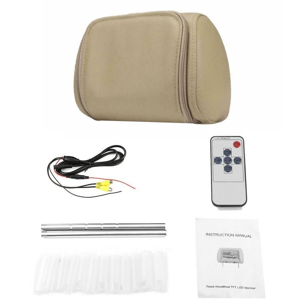 Universal Multi-language 7 Inch Auto Auto Hoofdsteun Monitor Rear Seat Entertainment Multimedia Speler Video Accessoires: B