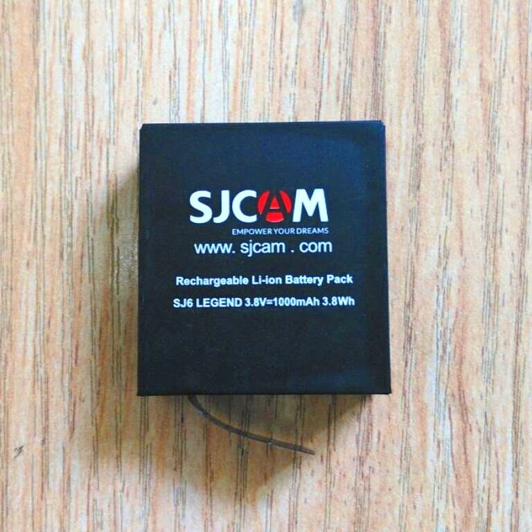 SJCAM-baterías originales para Cámara de Acción SJ6, baterías recargables, cargador Dual, funda de batería para SJCAM SJ6 Legend