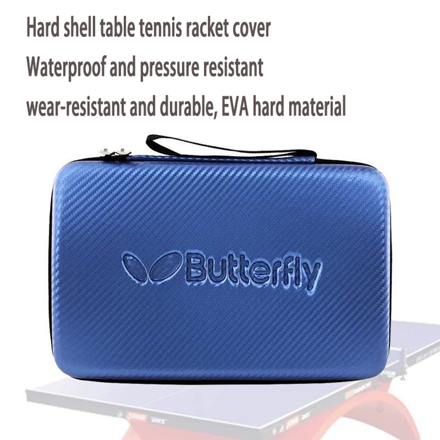 Tafeltennis Racket Tas EVA Vierkante Ping Pong Box Case Waterdichte Professionele Draagbare Sport Racket Tas