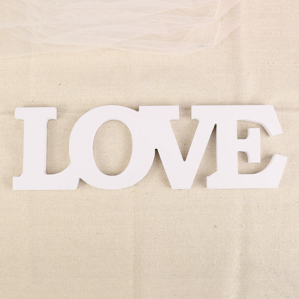 Wooden Romantic Love Letters for Wedding Decoration LOVE Home Decor Letters Event Party Supplies Vmmm