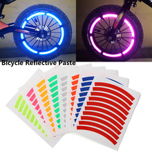 10 Pcs Kinderen Loopfiets Reflecterende Sticker Waterdicht Wiel Decals Band Applique Tape Veiligheid Stickers Fiets Accessoires
