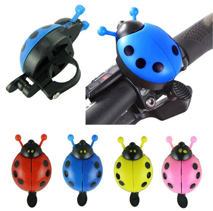 Cute Bicycle Bell Bike Bell Cartoon Ladybug Cycling Bell Outdoor Ridding Accessories Sports Bike Ring Child Riding Equipment