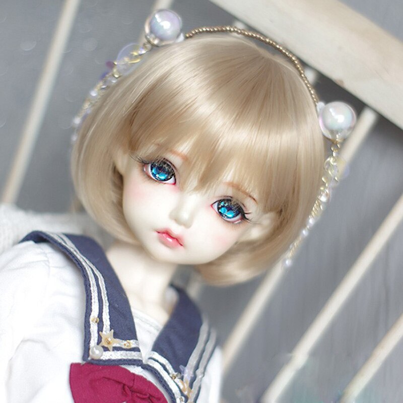1 / 6 BJD poupée jouet 12 pouces corps de fille avec perruque