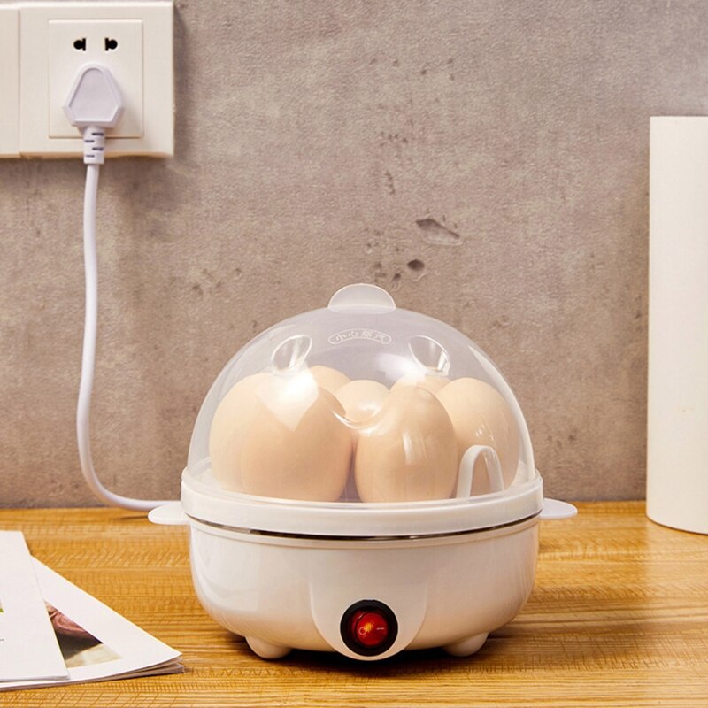 Household Electric Rapid Egg Cooker for Hard Boiled, Poached, Scrambled, Omelets, Steamed Vegetables, Seafood, Dumplings & More