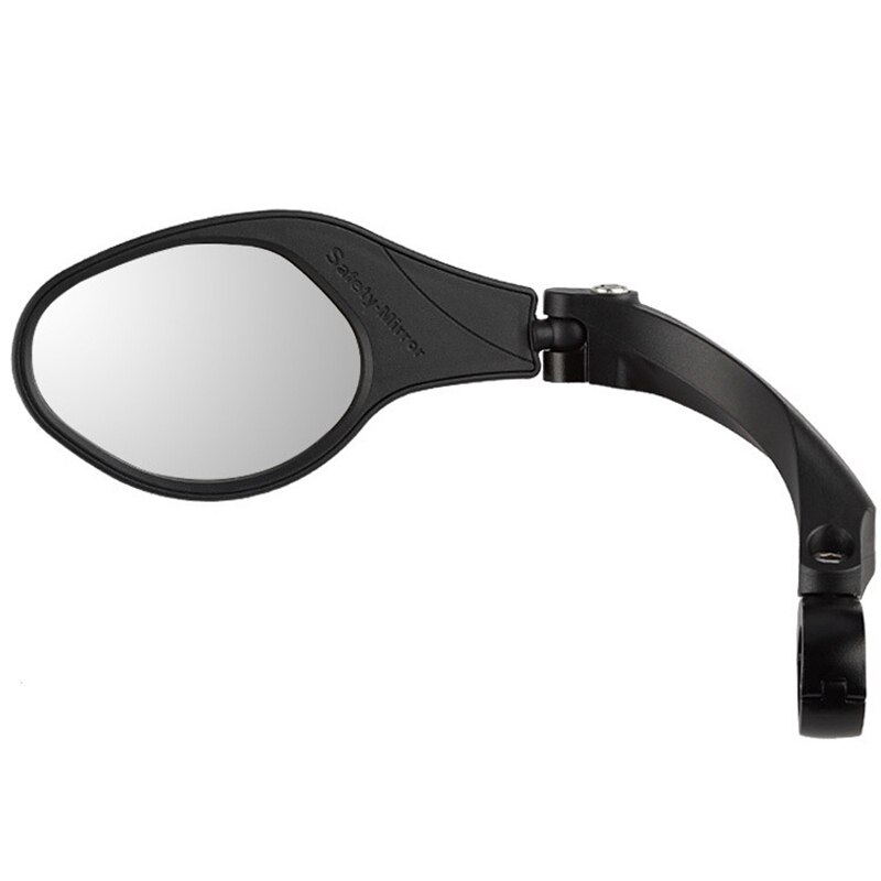 Hafny 1Pc MR081L Rvs Lens Fiets Achteruitkijkspiegel Breed Scala Back Zicht Bike Reflector Hoek Verstelbare: Default Title