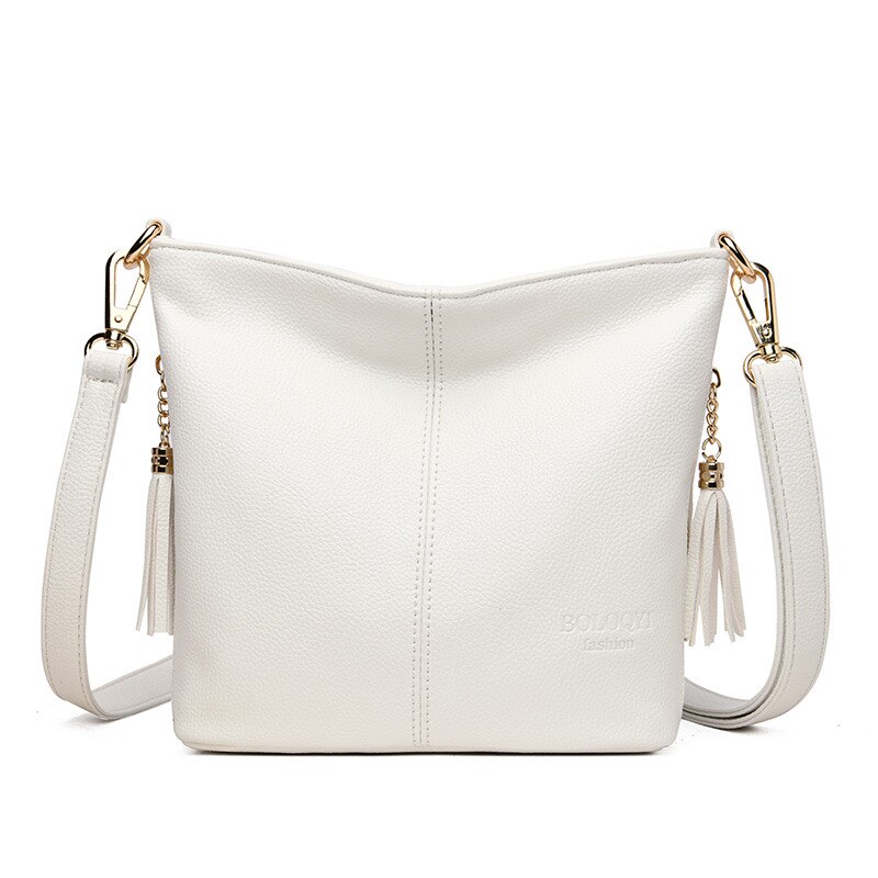 Ladies Hand Crossbody Bags For Women Luxury Handbags Women Bags Small Leather Shoulder Bag Bolsas Feminina Sac: White