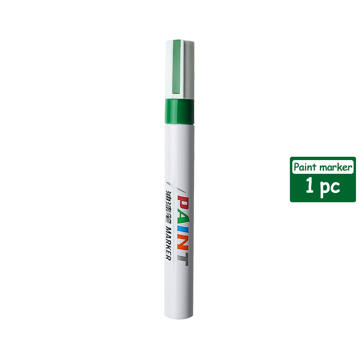 8 farben/einstellen Stoff Farbe Marker Stift Kleidung Textil DIY Handwerk T-Shirt Graffiti Pigment Malerei Stift Schule & büro Bahnhof: Grün