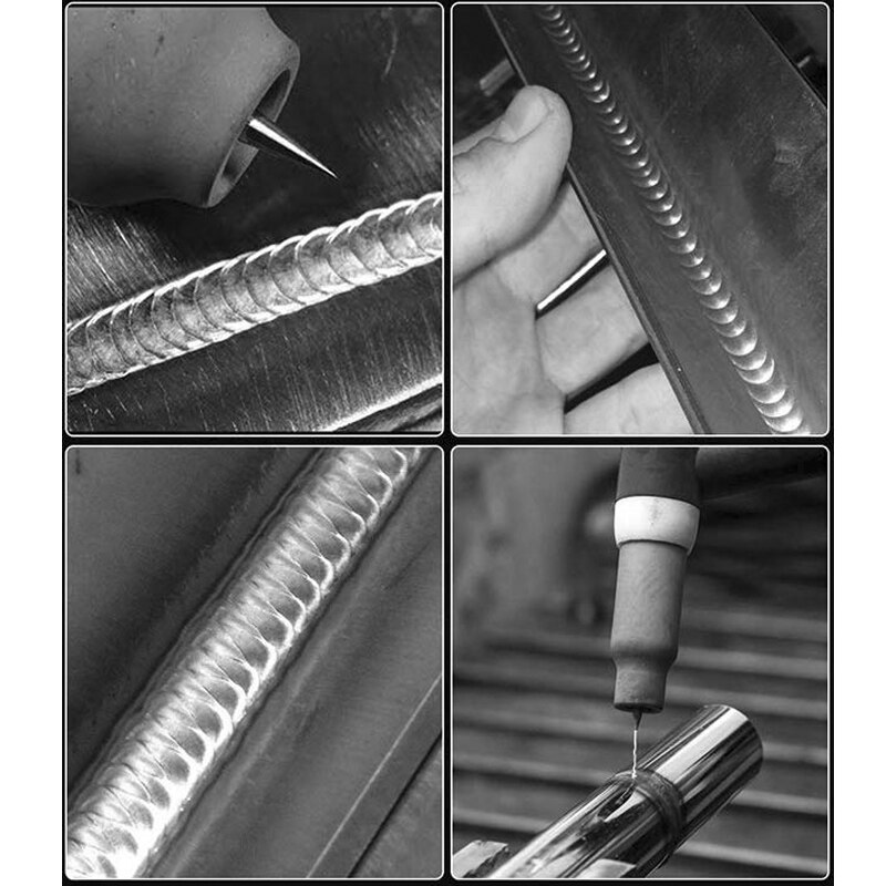 10 Pieces Set Tig Tungsten Welding Electrodes Argon Arc Welding Rods Electrode WC20 WT20 WP20 WL20