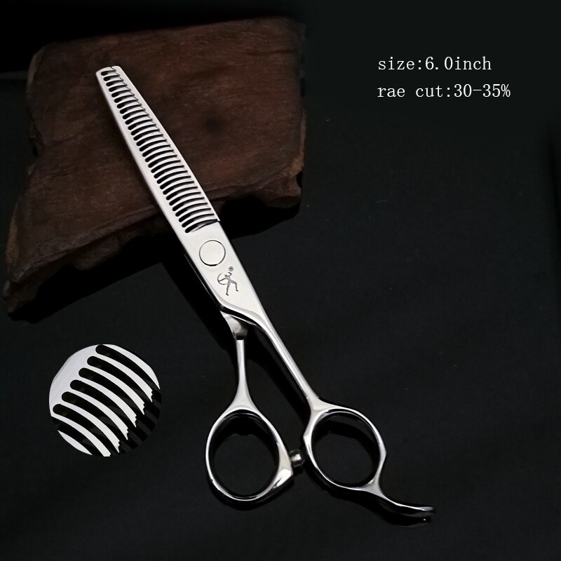 Titan barber scissors classic flat thinning acrm alloy durable: mjj630h